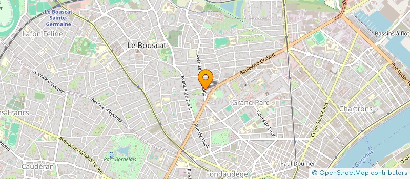 localisation de l'entreprise MONSIEUR YANN LASCAUX  LE BOUSCAT