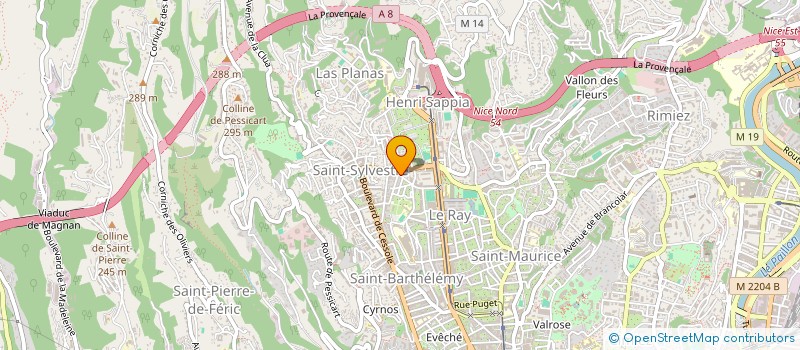localisation de l'entreprise MONSIEUR YANN LASRY à NICE