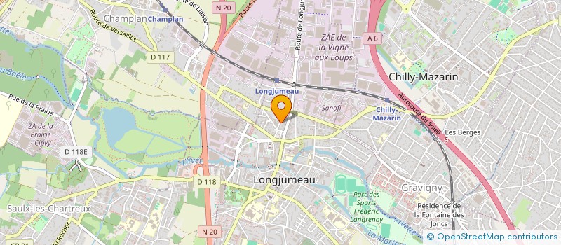 localisation de l'entreprise MONSIEUR YANN LAUNAY à LONGJUMEAU