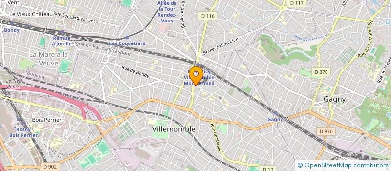 localisation de l'entreprise MONSIEUR YANN LAUVRAY  VILLEMOMBLE