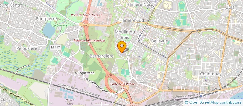 localisation de l'entreprise MONSIEUR YANN LAVILLA à NANTES