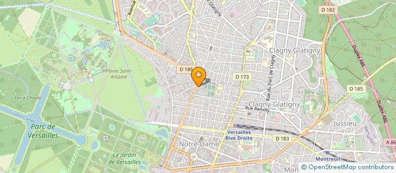localisation de l'entreprise MONSIEUR YANN LAVOIR à VERSAILLES