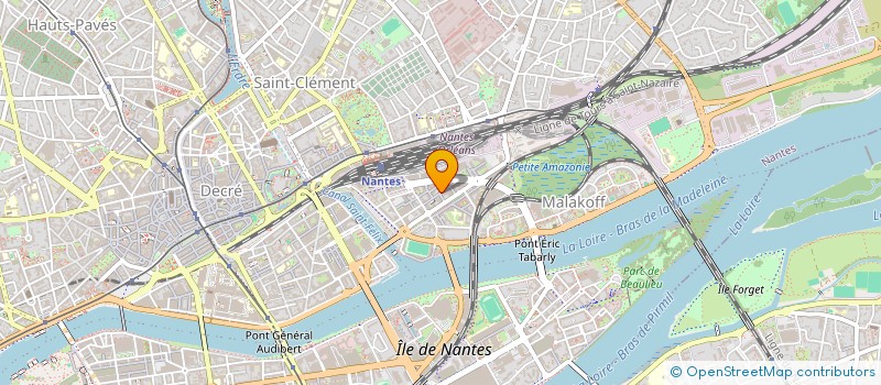 localisation de l'entreprise MONSIEUR YANN LAVRILLEUX à NANTES