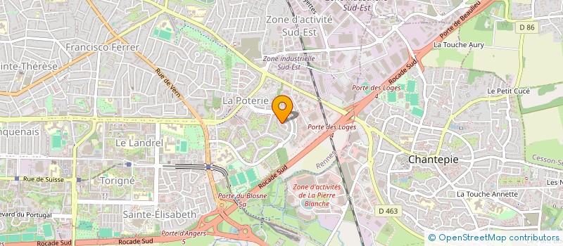 localisation de l'entreprise MONSIEUR YANN LE BACCON  SERVON