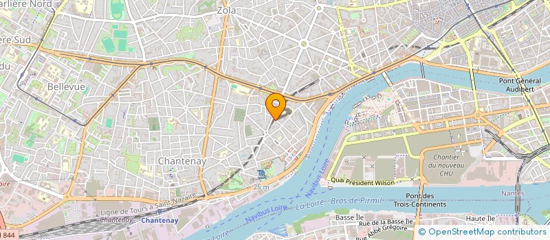 localisation de l'entreprise MONSIEUR YANN LE BELLEGO à NANTES
