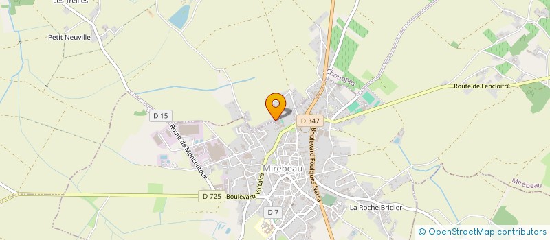 localisation de l'entreprise MONSIEUR YANN LE BRAS  CHOUPPES