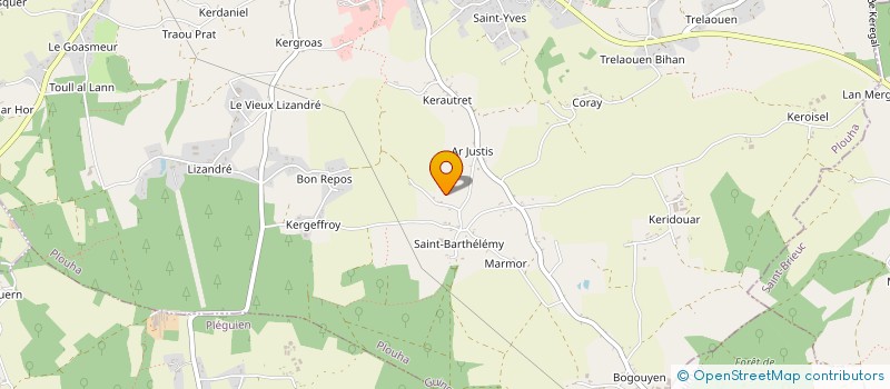 localisation de l'entreprise MONSIEUR YANN LE CORNEC  PLOUHA