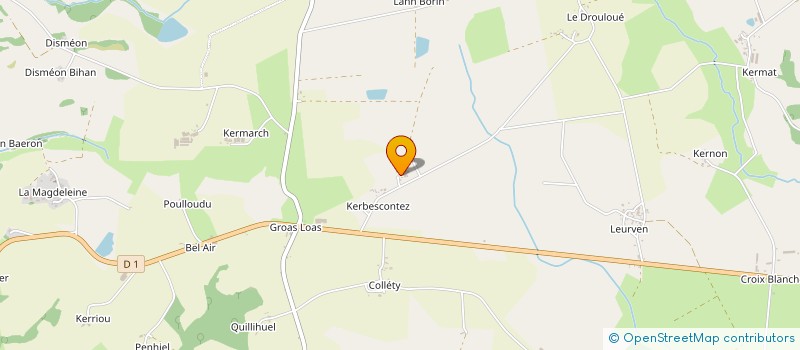 localisation de l'entreprise MONSIEUR YANN LE CRAS  LANGONNET