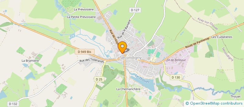 localisation de l'entreprise MONSIEUR YANN LE DEVEDEC-EISSEMANN  SECONDIGNY