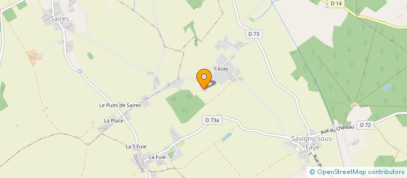 localisation de l'entreprise MONSIEUR YANN LE DROGO  SAVIGNY SOUS FAYE