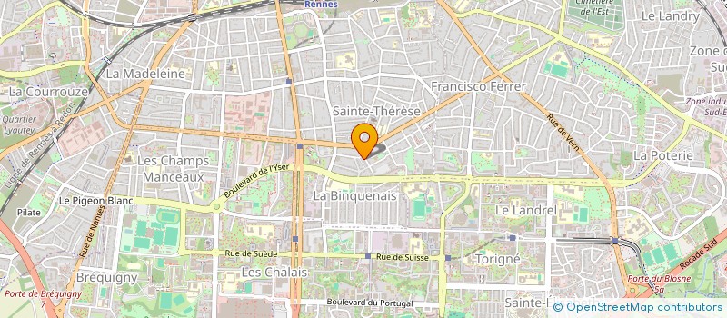 localisation de l'entreprise MONSIEUR YANN LE FOL  RENNES