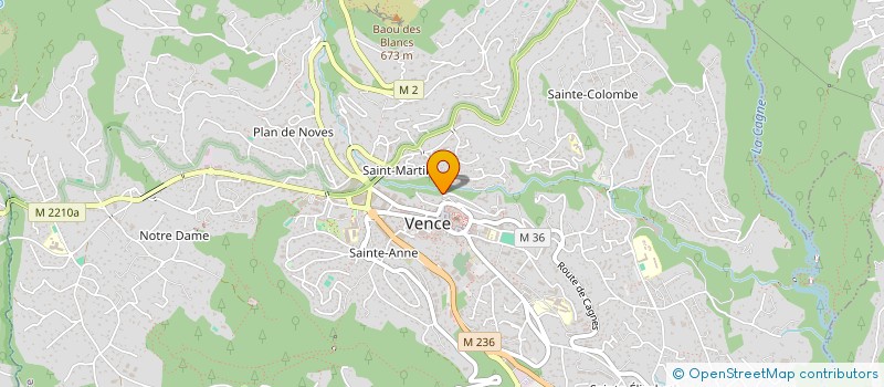 localisation de l'entreprise MONSIEUR YANN LE GARREC  VENCE