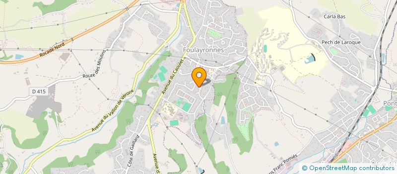 localisation de l'entreprise MONSIEUR YANN LE GOFF  FOULAYRONNES