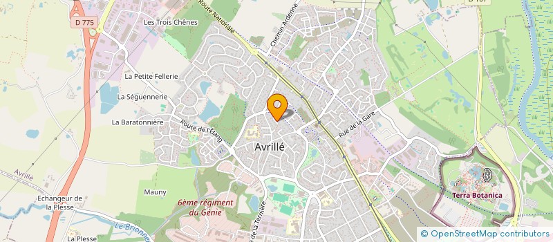 localisation de l'entreprise MONSIEUR YANN LE GOFF  BOUCHEMAINE