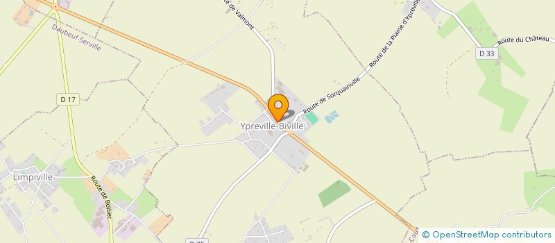 localisation de l'entreprise MONSIEUR YANN LE GOFF à YPREVILLE-BIVILLE