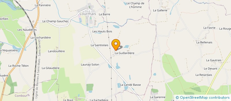 localisation de l'entreprise MONSIEUR YANN LE GOUAR  LOURMAIS