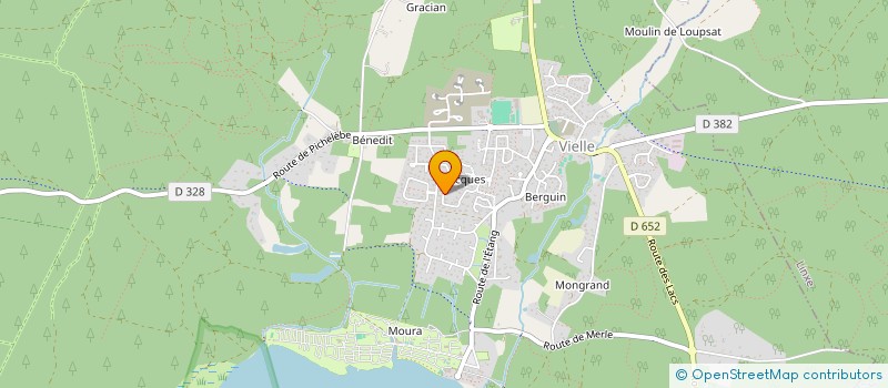 localisation de l'entreprise MONSIEUR YANN LE GOUEZ  VIELLE-SAINT-GIRONS