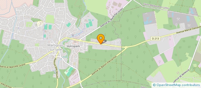 localisation de l'entreprise MONSIEUR YANN LE GUENNEC  MARTIGNAS-SUR-JALLE