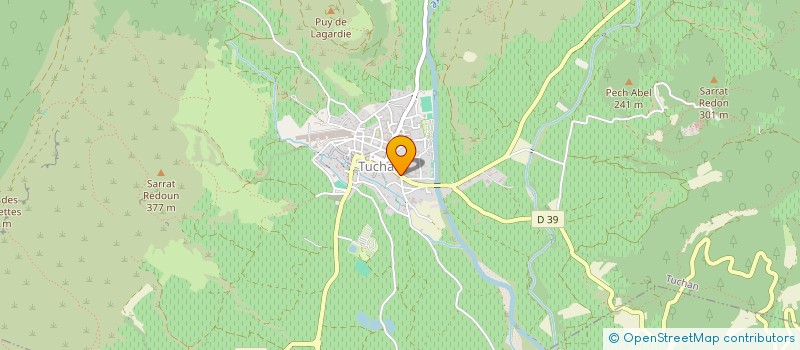 localisation de l'entreprise MONSIEUR YANN LE HELLAY  TUCHAN