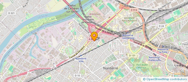 localisation de l'entreprise MONSIEUR YANN LE LANN  NANTERRE