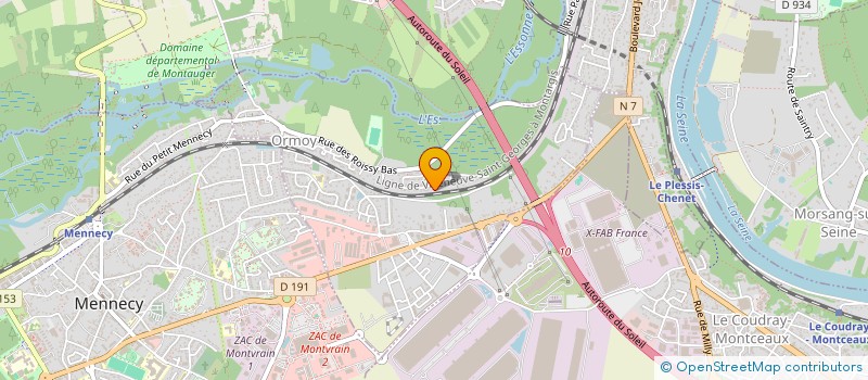 localisation de l'entreprise MONSIEUR YANN LE MOGNE  ORMOY