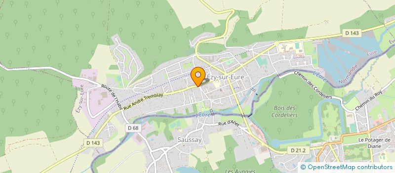 localisation de l'entreprise MONSIEUR YANN LE MOUELLIC  EZY-SUR-EURE