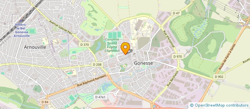 localisation de l'entreprise MONSIEUR YANN LE ROUX  GONESSE