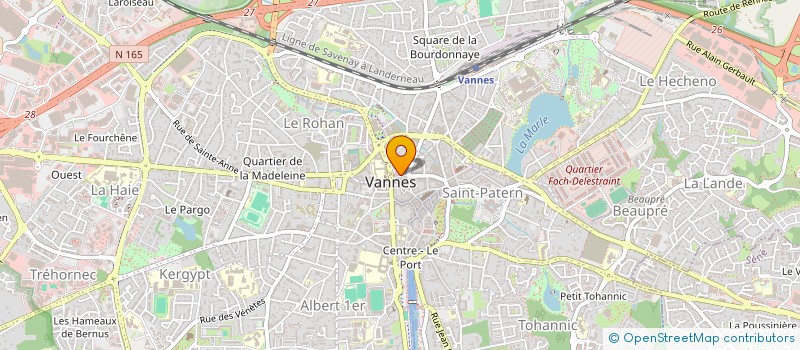 localisation de l'entreprise MONSIEUR YANN LE TALLEC à VANNES