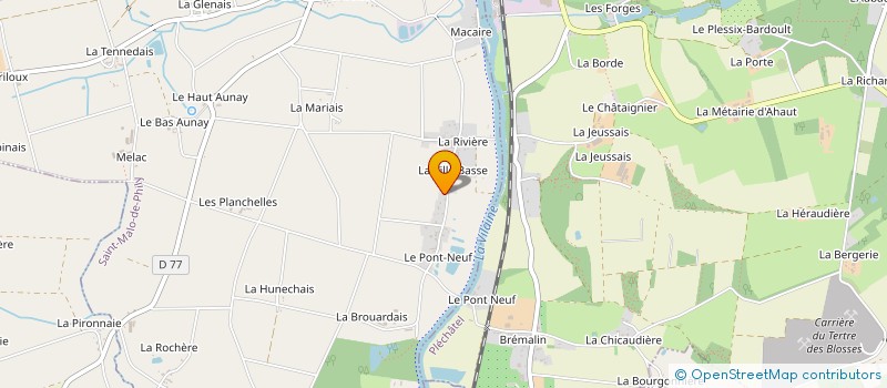 localisation de l'entreprise MONSIEUR YANN LE TROADEC  SAINT-MALO-DE-PHILY