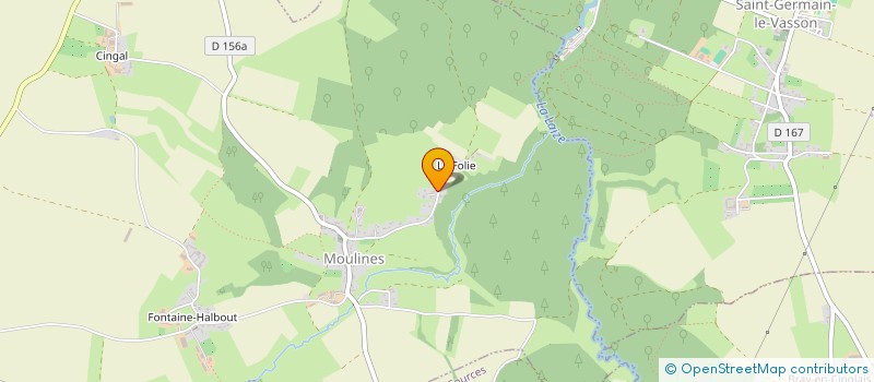 localisation de l'entreprise MONSIEUR YANN LEBRESNE  MOULINES