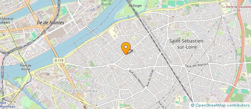 localisation de l'entreprise MONSIEUR YANN LECLERCQ à SAINT-SEBASTIEN-SUR-LOIRE