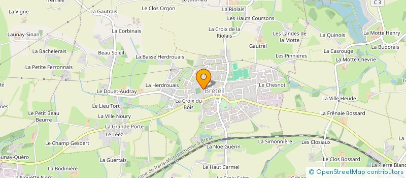 localisation de l'entreprise MONSIEUR YANN LECOCQ à BRETEIL