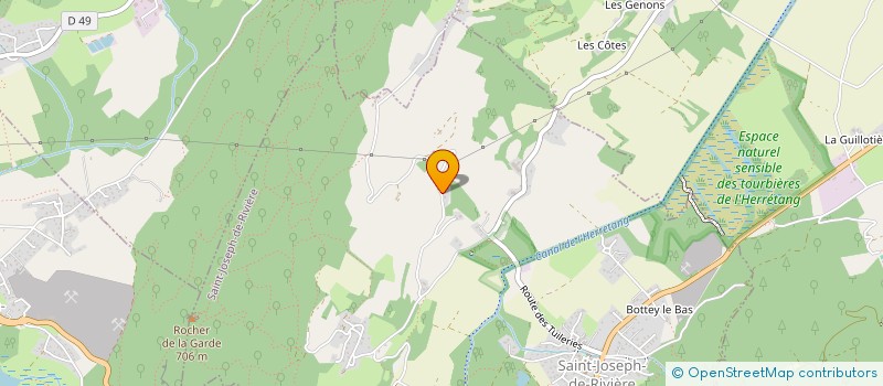 localisation de l'entreprise MONSIEUR YANN LECQUE  SAINT-JOSEPH-DE-RIVIERE