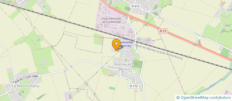 localisation de l'entreprise MONSIEUR YANN LEGUILLOU  SAINT-MANVIEU-NORREY