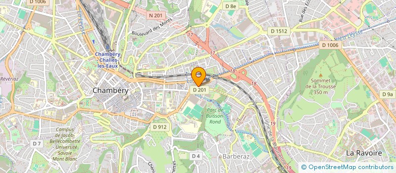 localisation de l'entreprise MONSIEUR YANN LELONGT  CHAMBERY