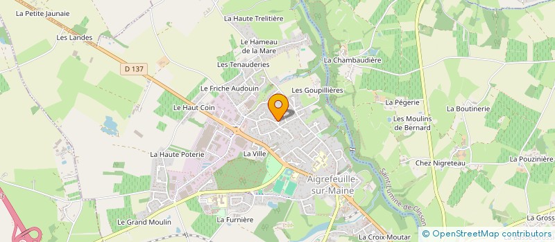 localisation de l'entreprise MONSIEUR YANN LEMOINE  AIGREFEUILLE-SUR-MAINE