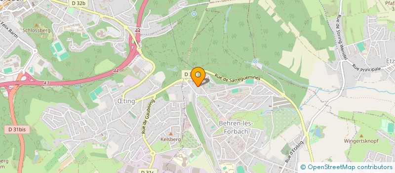 localisation de l'entreprise MONSIEUR YANN LENTZ  BEHREN-LES-FORBACH