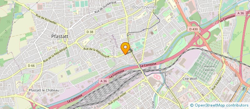 localisation de l'entreprise MONSIEUR YANN LENZI  ILLFURTH