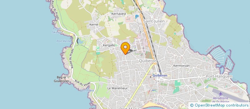 localisation de l'entreprise MONSIEUR YANN LEOPOLD  QUIBERON