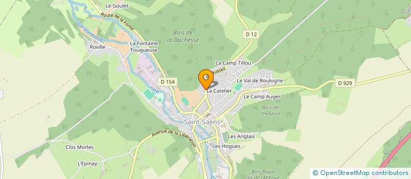 localisation de l'entreprise MONSIEUR YANN LEPILLER  SAINT-SAENS