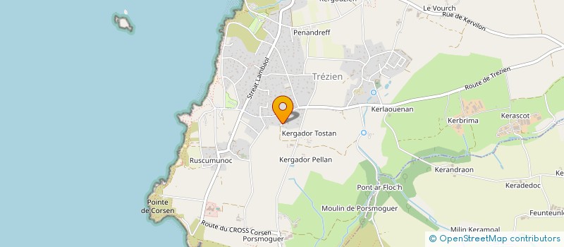 localisation de l'entreprise MONSIEUR YANN LEROUX  PLOUARZEL