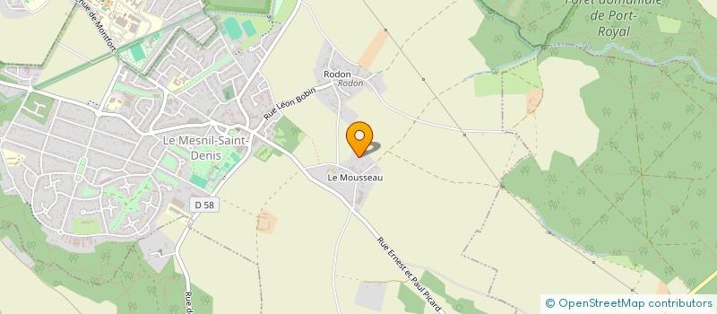 localisation de l'entreprise MONSIEUR YANN LESTIENNE  LE MESNIL-SAINT-DENIS