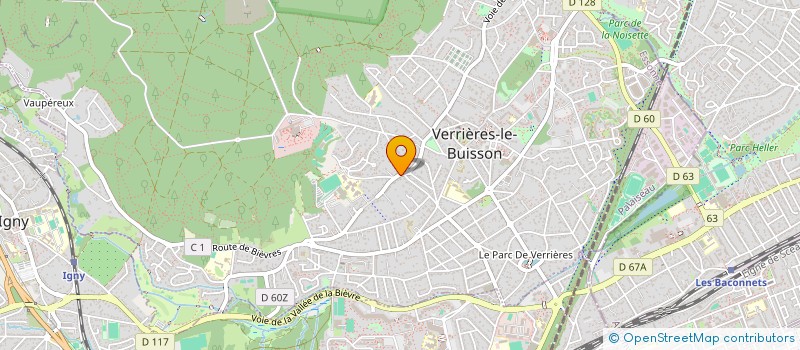 localisation de l'entreprise MONSIEUR YANN LETAUT  VERRIERES-LE-BUISSON