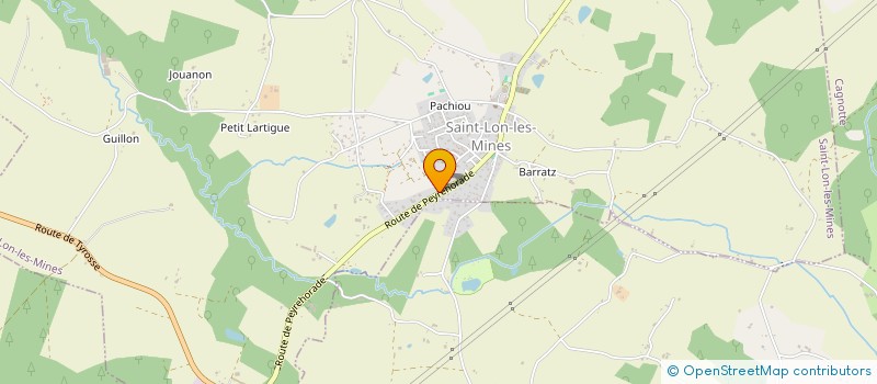 localisation de l'entreprise MONSIEUR YANN LEVEQUE  SAINT-LON-LES-MINES