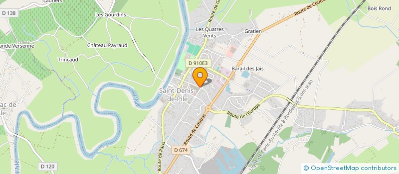 localisation de l'entreprise MONSIEUR YANN LEVESQUE  SAINT-DENIS-DE-PILE