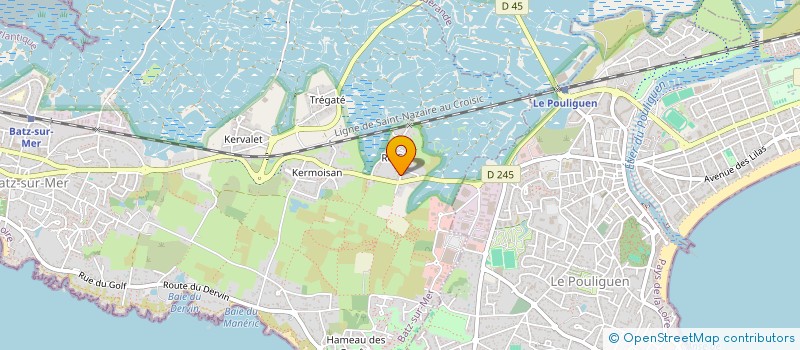 localisation de l'entreprise MONSIEUR YANN LHENORET  BATZ-SUR-MER