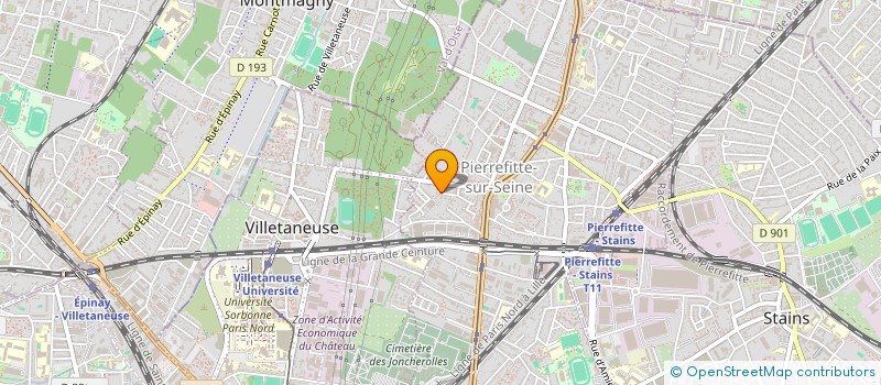 localisation de l'entreprise MONSIEUR YANN LIENAFA  PIERREFITTE-SUR-SEINE