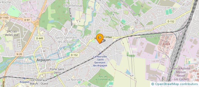 localisation de l'entreprise MONSIEUR YANN LIZAMBARD à SAINT-GERMAIN-LES-ARPAJON