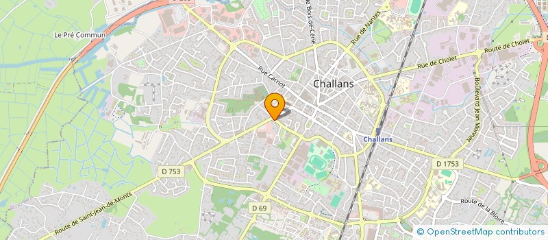 localisation de l'entreprise MONSIEUR YANN LIZE  CHALLANS