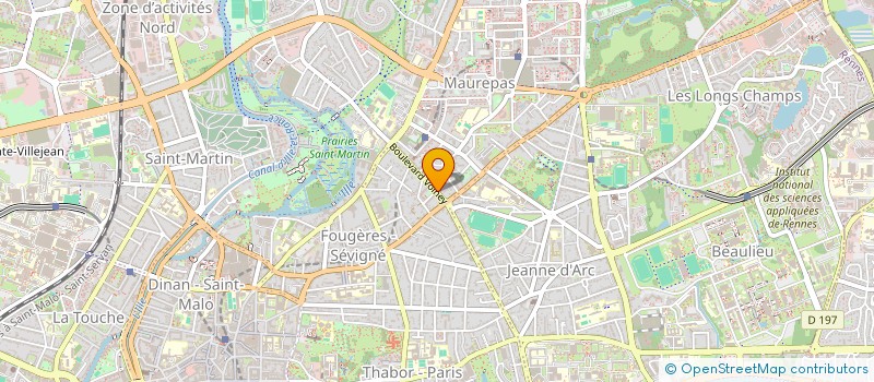 localisation de l'entreprise MONSIEUR YANN-LOIC ORGEVAL  RENNES